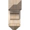 Ekena Millwork Olympic Arts and Crafts Smooth Bracket w/ Offset Brace, Douglas Fir, 7 1/2"W x 18"D x 18"H BKT0806X18X18OLY03SDF - alternate 2
